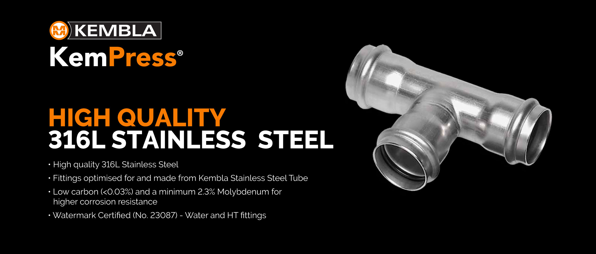 KemPress Stainless Steel Fittings Kembla Copper The Home of the